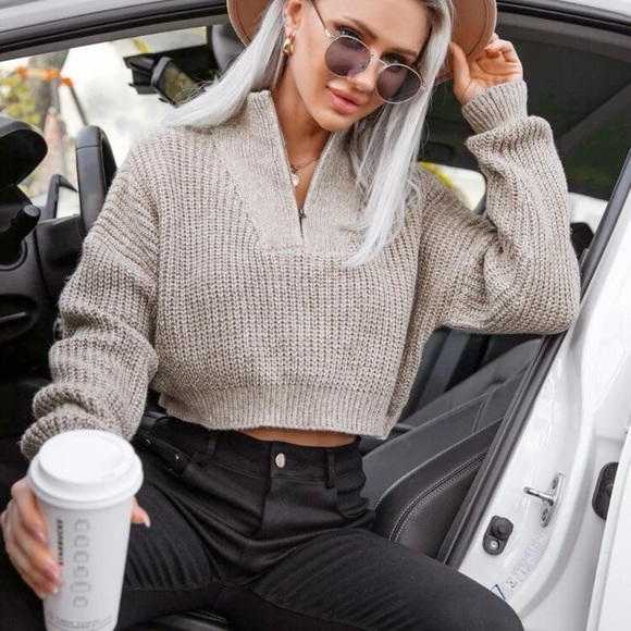 Half zip sweater - Picture 4 of 5